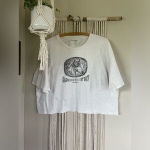 Cropped wrangler shirt